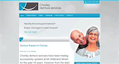 Desktop Screenshot of chorleydenture.com